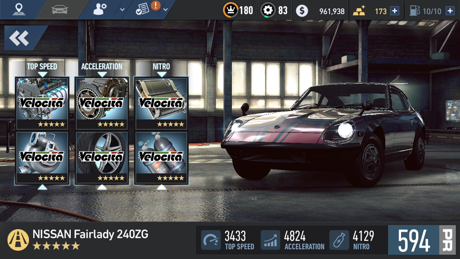 Need For Speed No Limits NISSAN Fairlady 240ZG ...