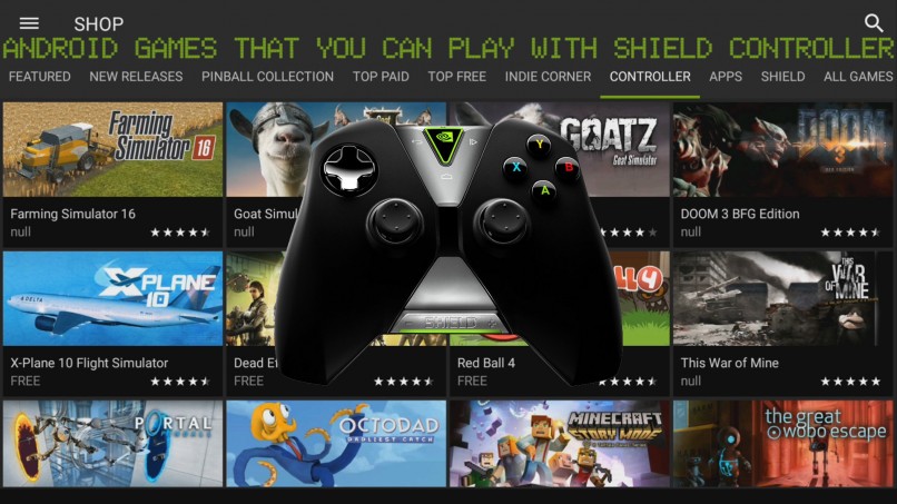 All the Android Games that you can Play with SHIELD Game Controller