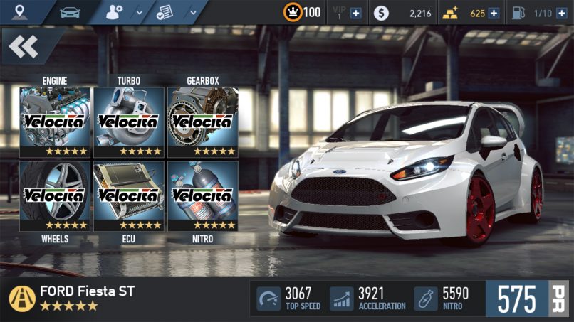 Need For Speed No Limits FORD Fiesta ST