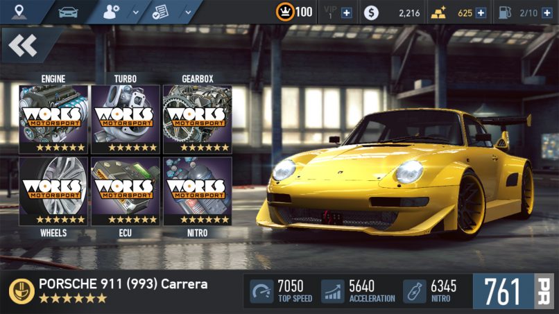 Need For Speed No Limits PORSCHE 911 (993) Carrera