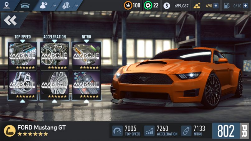 Need For Speed No Limits FORD Mustang GT