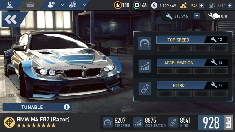 Need For Speed No Limits BMW M4 F82 (Razor)