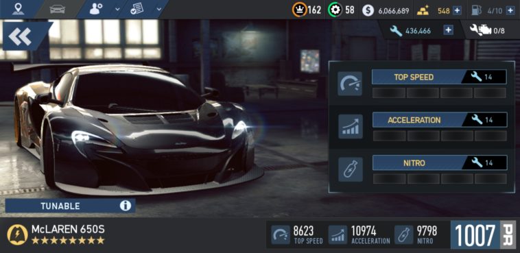 Need For Speed No Limits McLAREN 650S