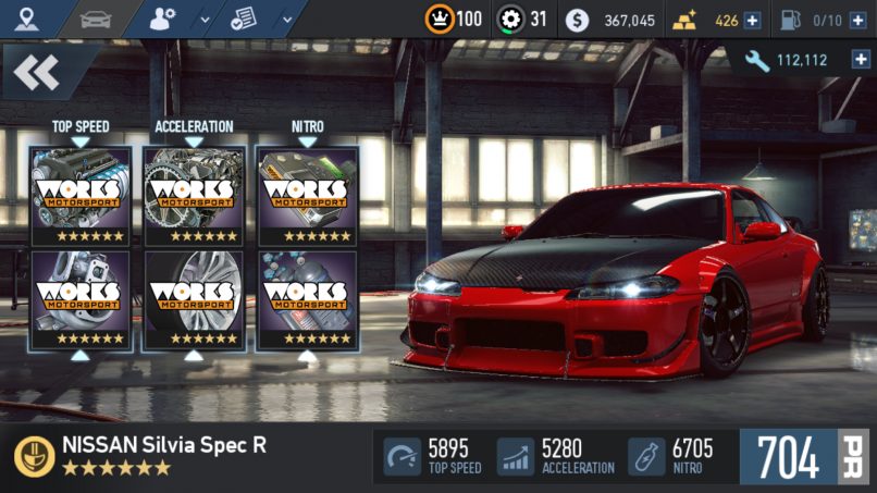 Need For Speed No Limits Nissan Silvia Spec R
