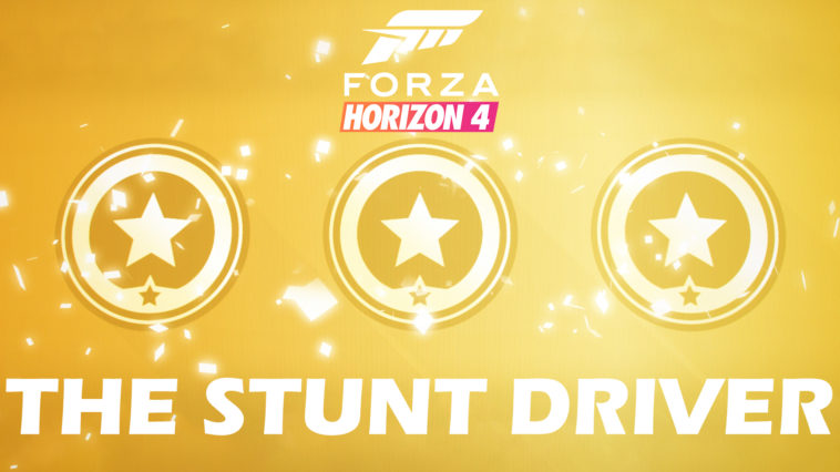 Forza Horizon 4 ALL The Stunt Driver 3 STARS