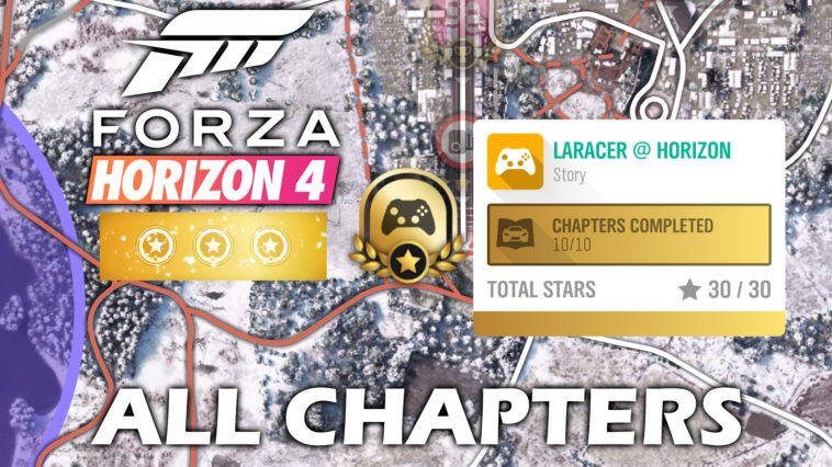 Forza Horizon 4 LARACER @ HORIZON ALL CHAPTERS 3 STARS
