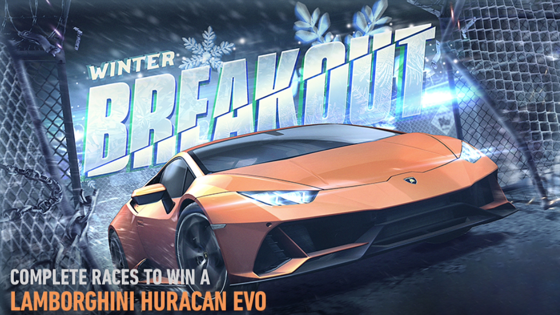 Lamborghini Huracan EVO WINTER BREAKOUT NFS No Limits FULL EVENT