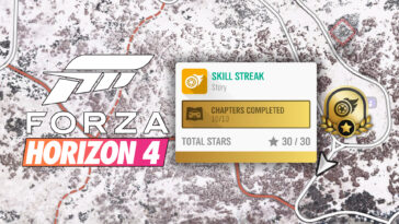Forza Horizon 4 SKILL STREAK ALL 3 STARS