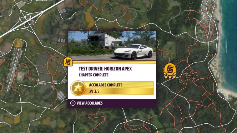 Forza Horizon 5 Test Driver Horizon Apex ALL 3 STARS