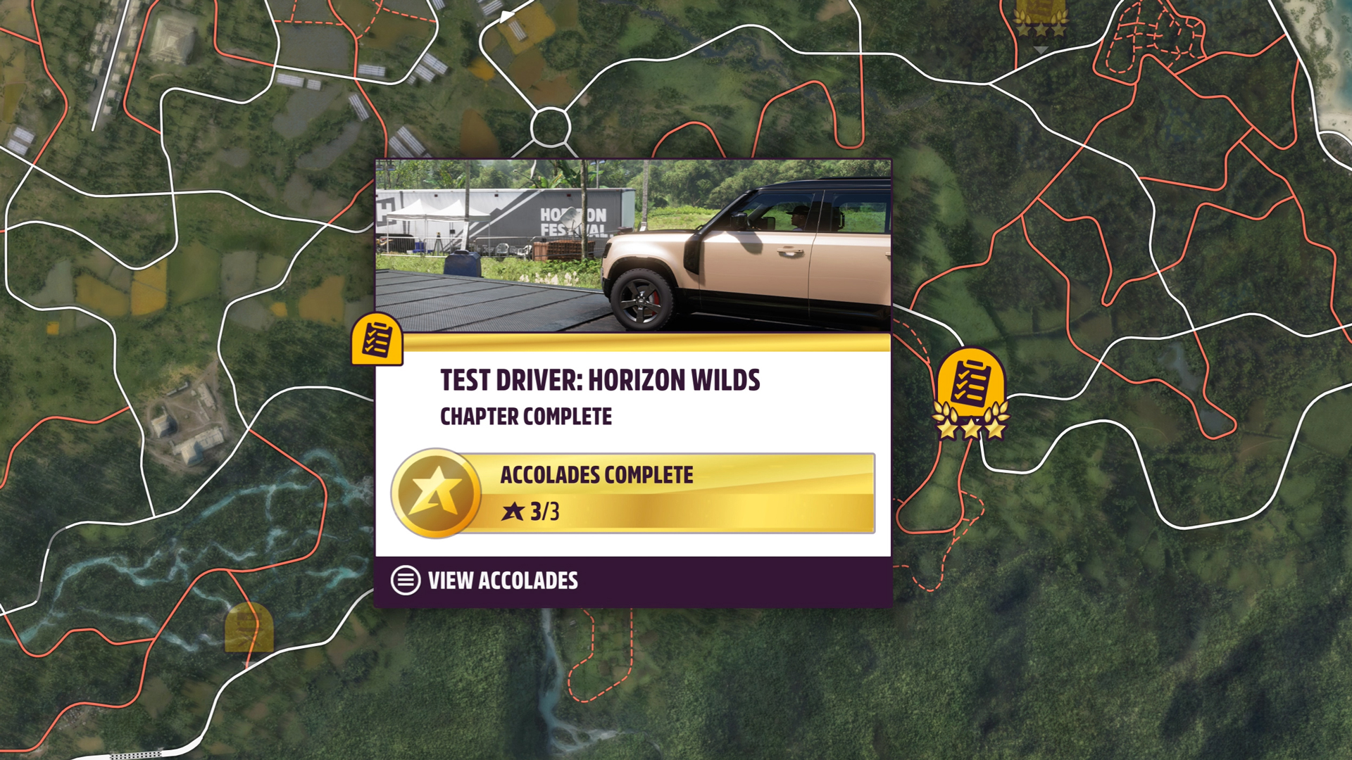 Forza Horizon 5 Test Driver Horizon Wilds ALL 3 STARS