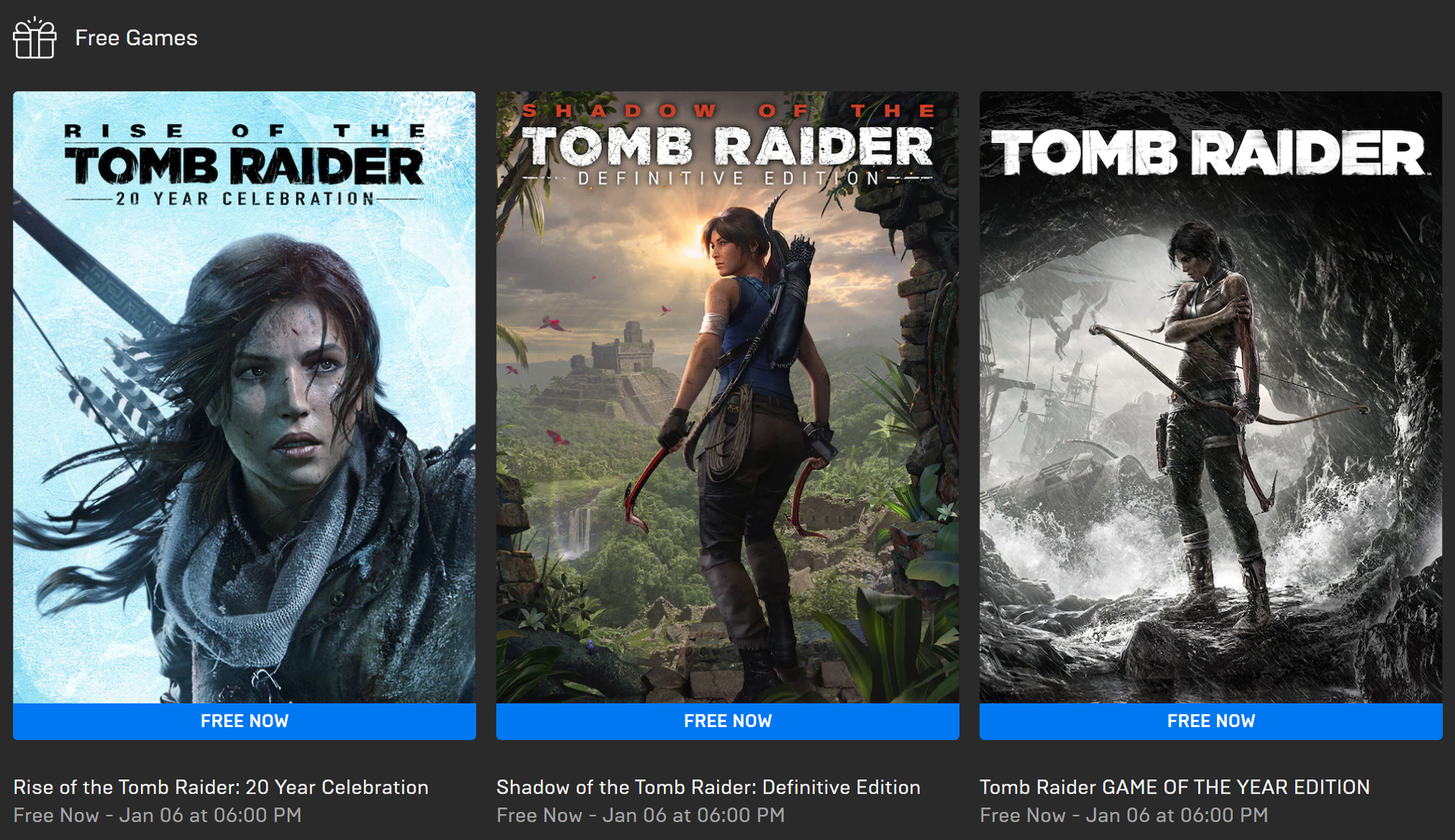 Download Tomb Raider Games for FREE