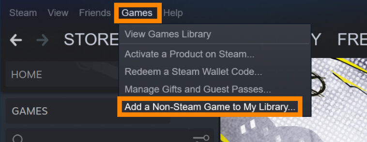 Import Non Steam Game to Steam